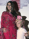Elizabeth Hurley during the Inauguration of the Breast cancer awareness campaign