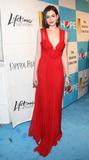 Anne Hathaway pics red low-cut dress Creative Coalition's 2009 Inaugural Ball Washington